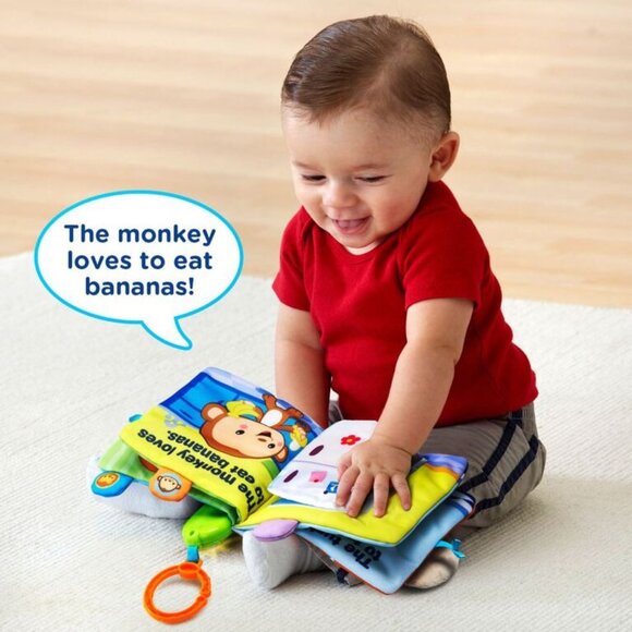 Brand New 📘 VTech Peek & Play Baby Book – English Edition 👶🎶🦁 - Picture 9 of 12